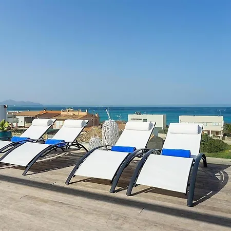 Modern Panoramic Sea View House סון סרה דה מרינה